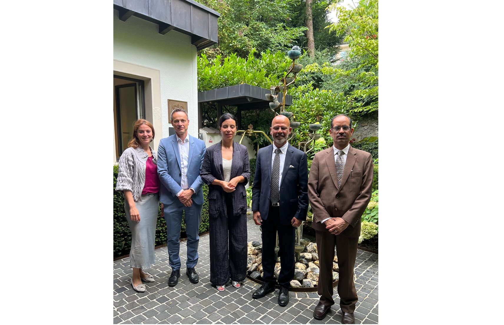 Ambassador Mridul Kumar met Dominique Hasler, Foreign Minster, Liechtenstein, on 26 August 2024